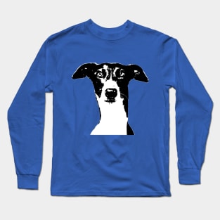 Digital art greyhound Long Sleeve T-Shirt